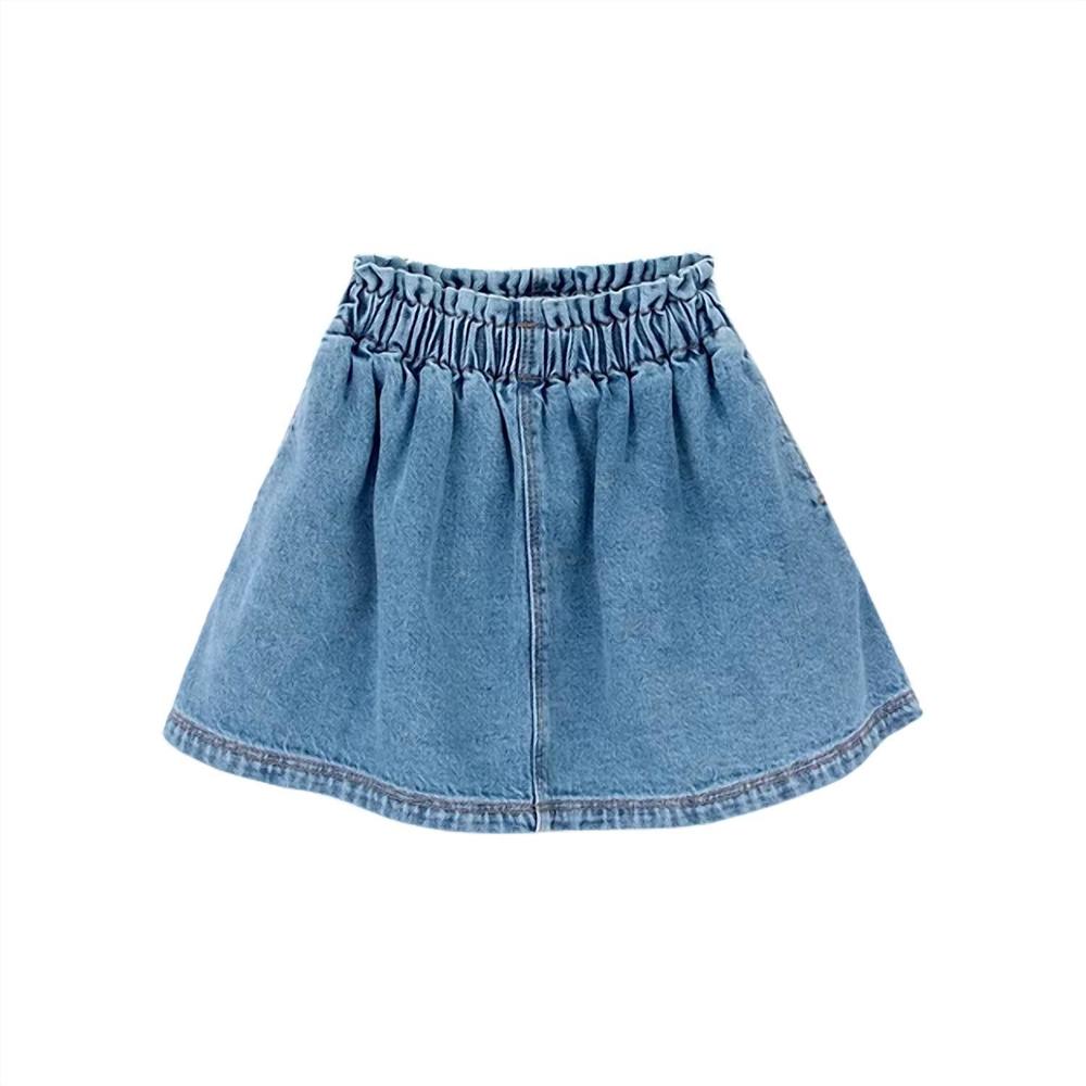NEW KNOT girls jodie denim skirt in blue